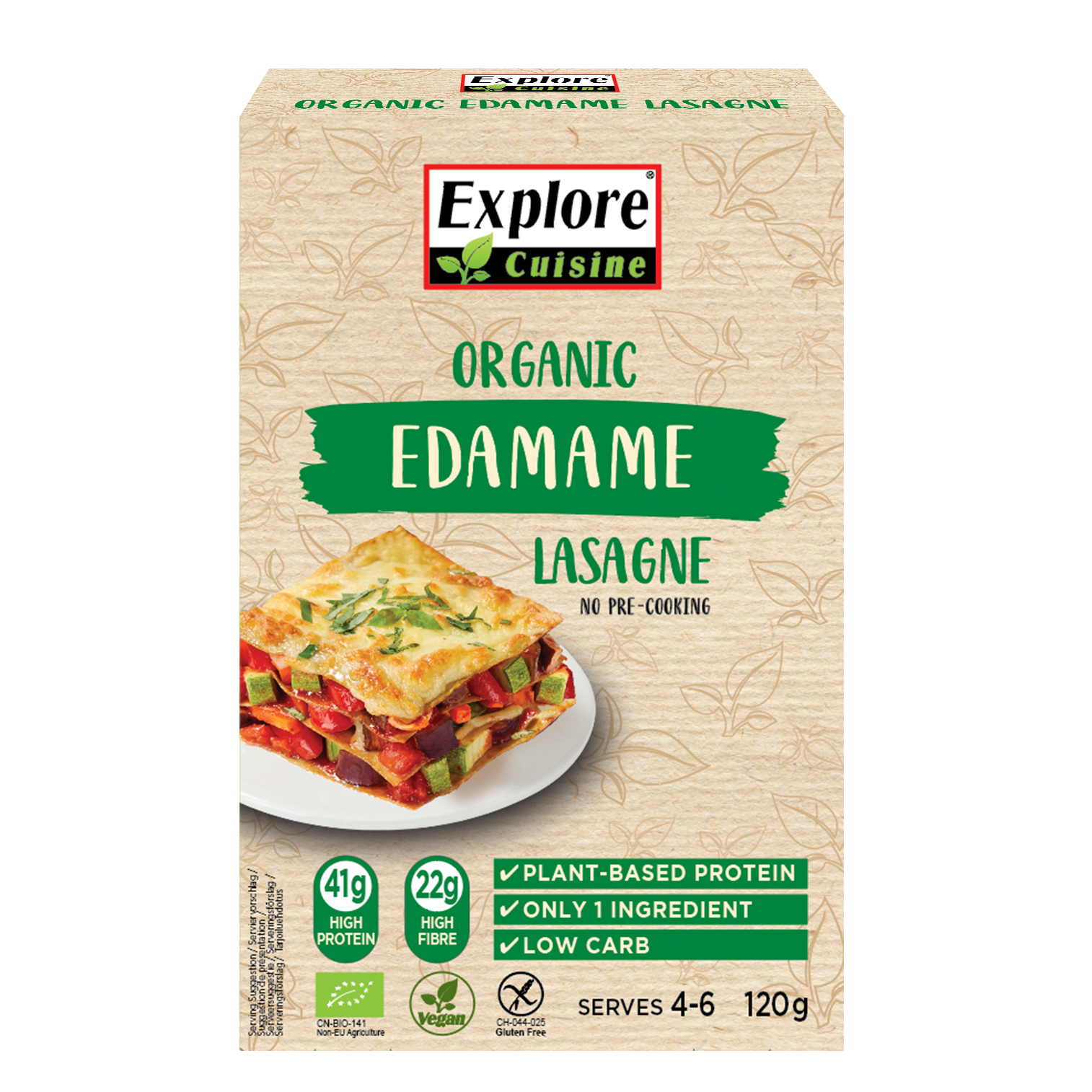 Organic Edamame Lasagne