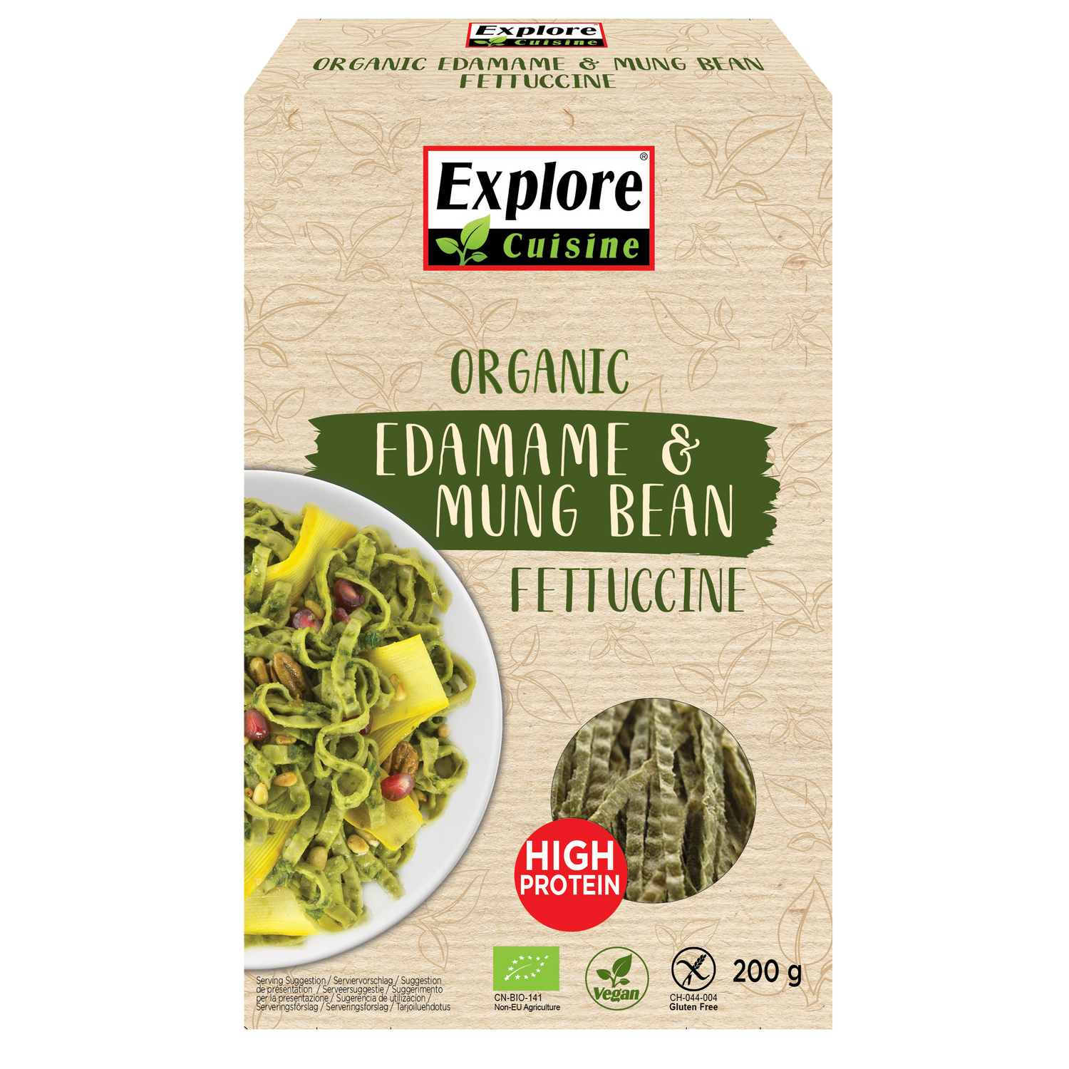 Organic Edamame & Mung Bean Fettuccine