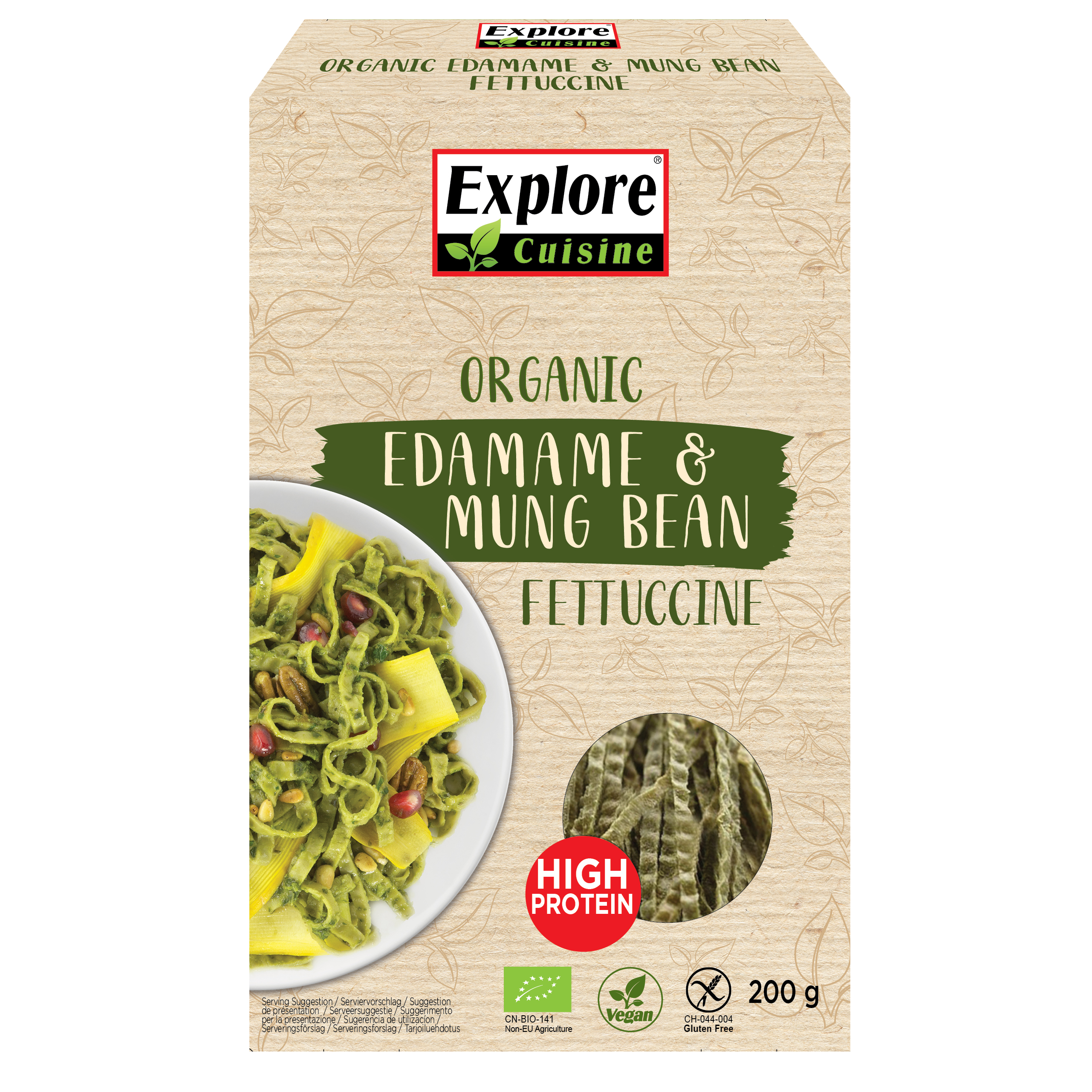Organic Edamame & Mung Bean Fettuccine