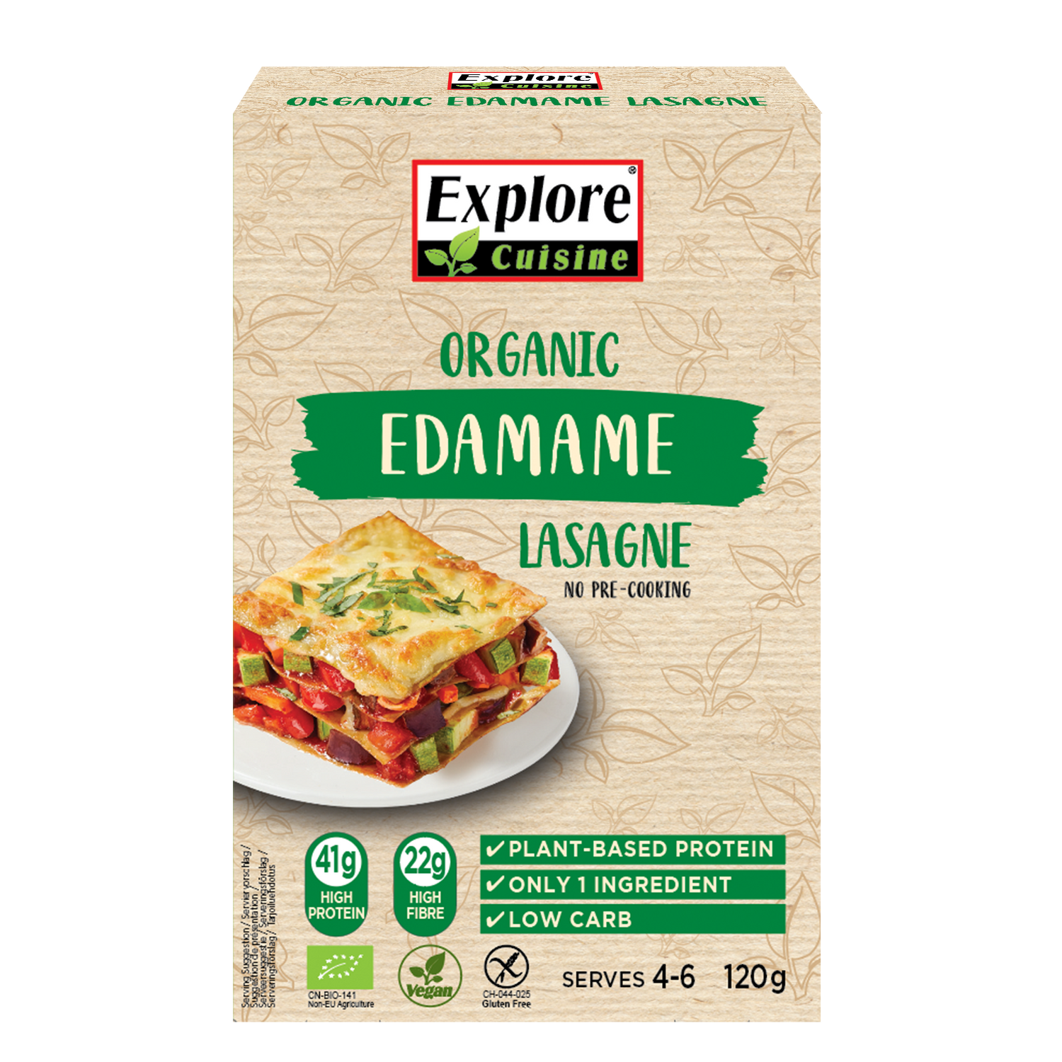 Organic Edamame Lasagne