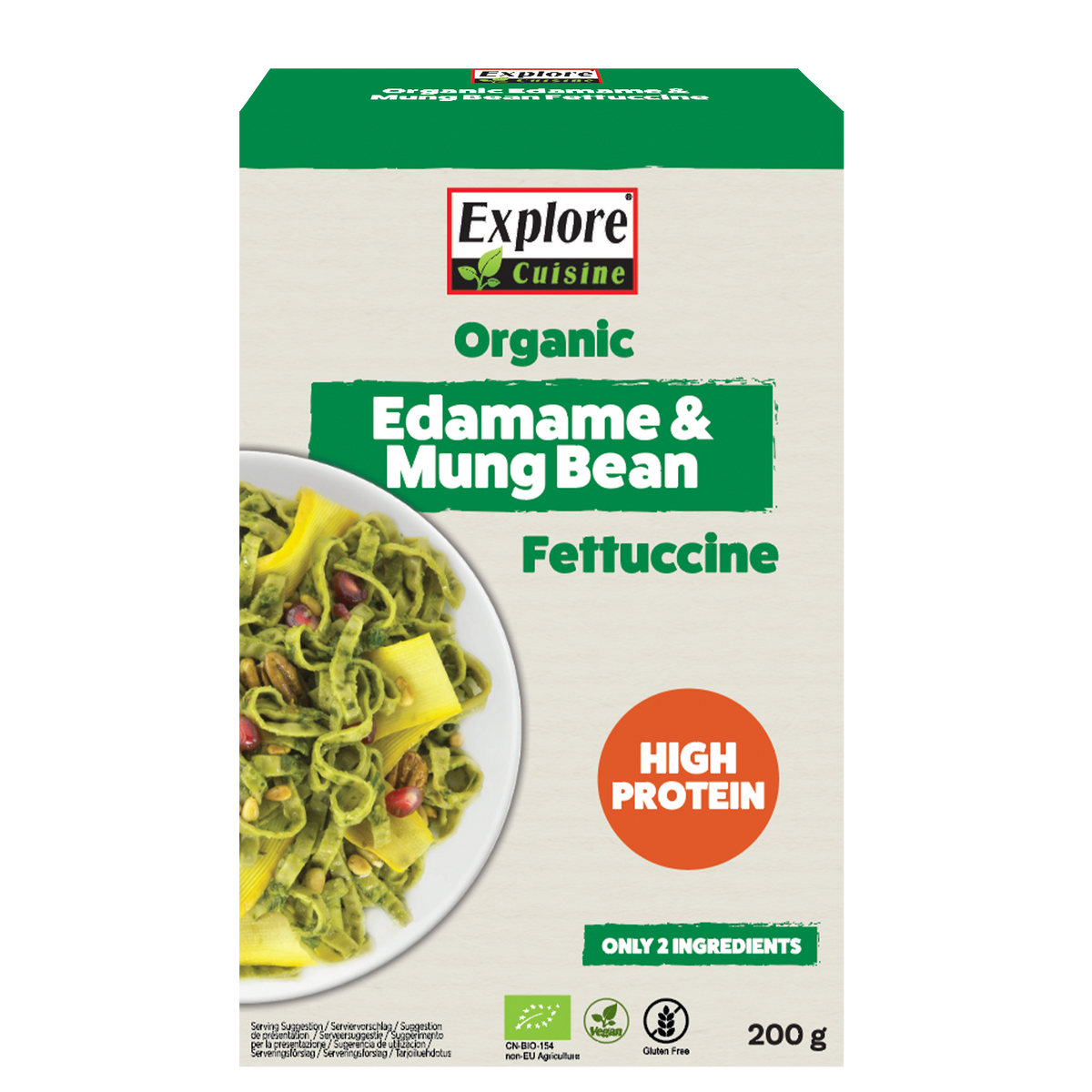 Organic Edamame & Mung Bean Fettuccine